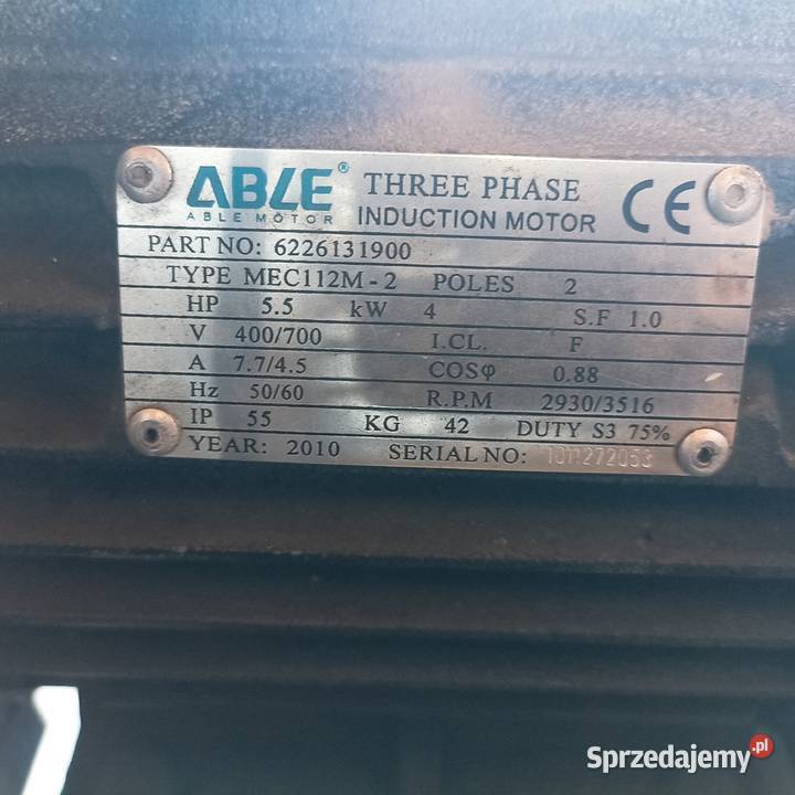 Kompresor sprężarka ABAC 270l 400V Police