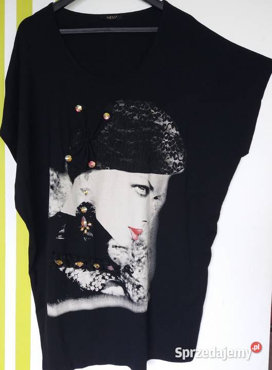 XL Tunika sukienka o kroju nietoperza Ness Gliwice