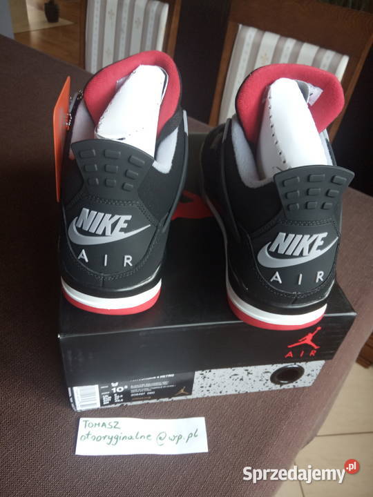 r 425 us 9 Nike Jordan 4 Retro Bred 2019 Poznań