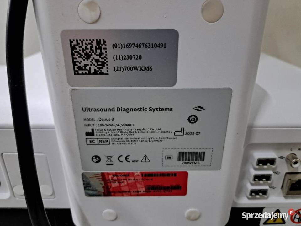 Aparat USG Danus 8 FocusFusion 2023 Warszawa