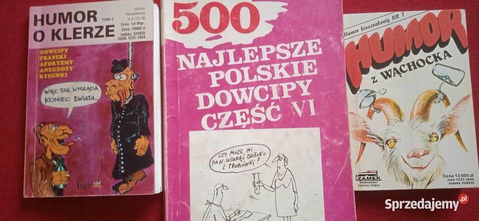 Książeczki z dowcipami z lat 90 dolnośląskie Świdnica