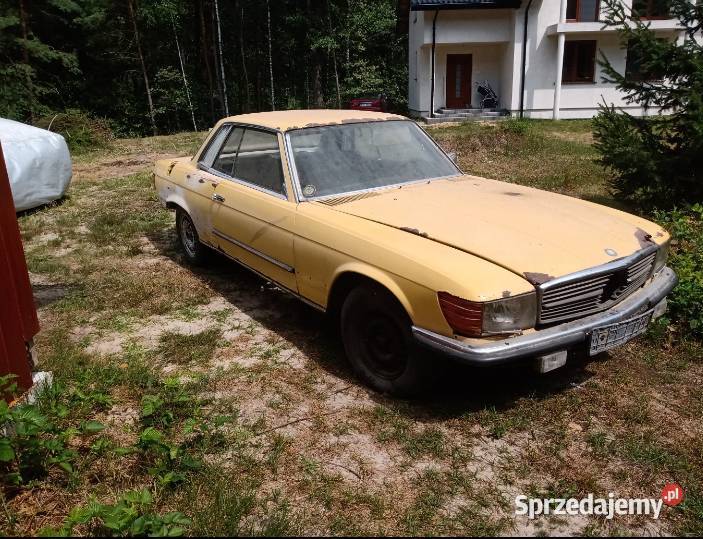 Mercedes 107 SLC uszkodzony Stobnica