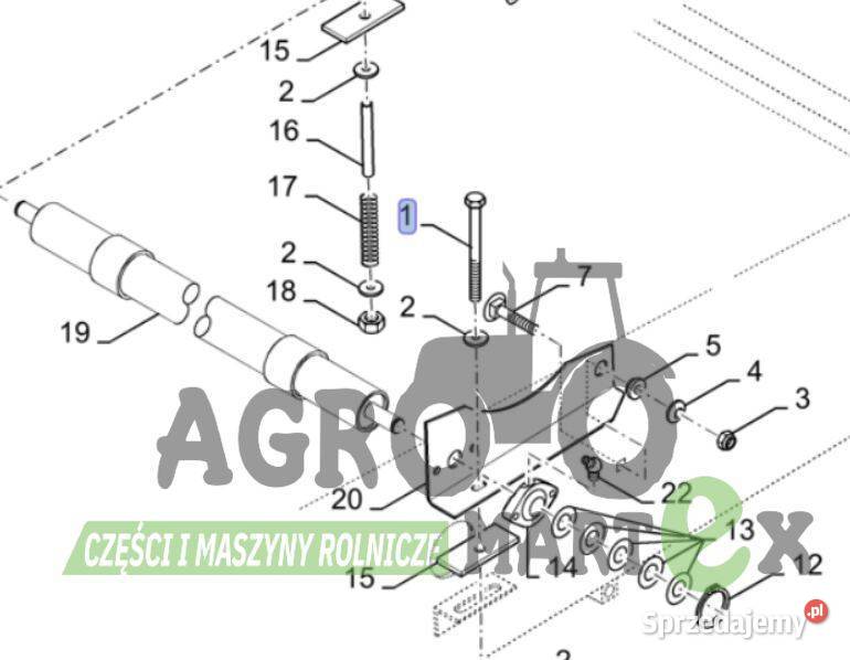 412579 80412579 80412350 ŚRUBA CNH Wichrów