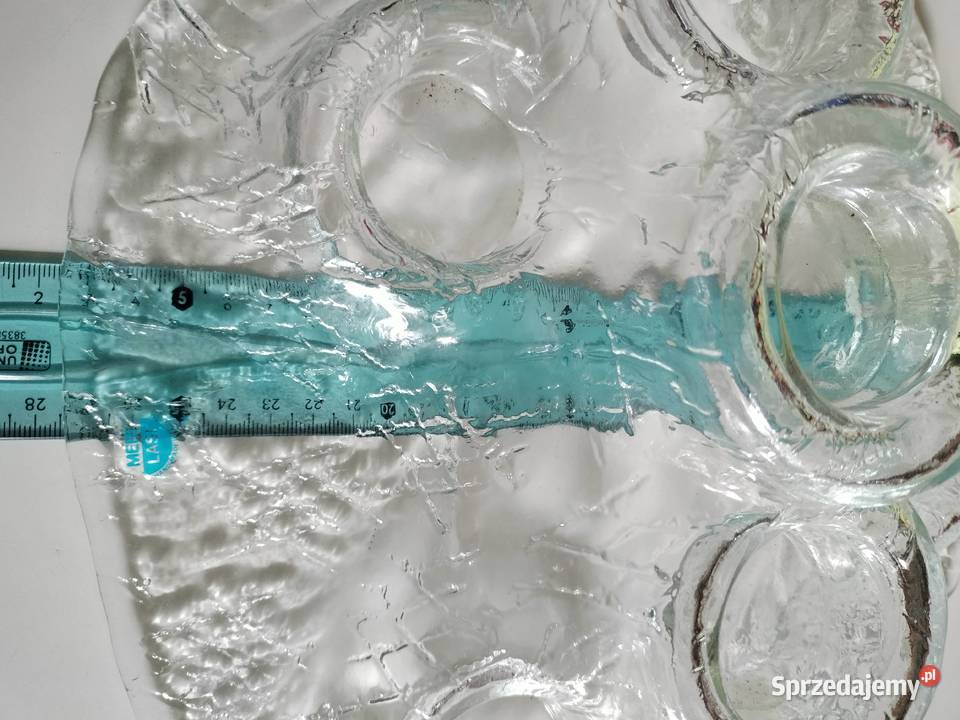 Świecznik patera lawa rzeźba Meri Lasi Choszczno