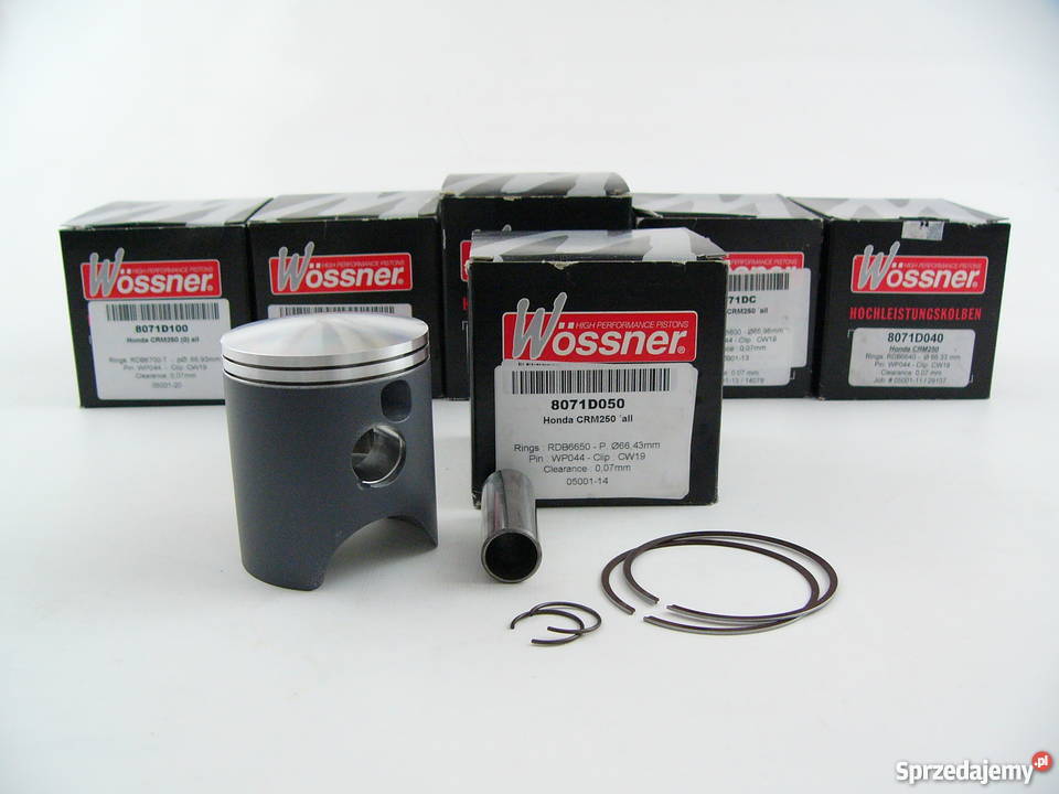TŁOK komplet tłokowy WOSSNER 6643 mm CRM 250 Zabrze