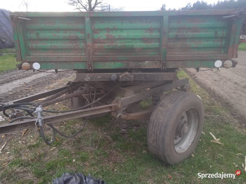 Przyczepa zarejestrowana rolnicza wywrotka 6t Szynkielów