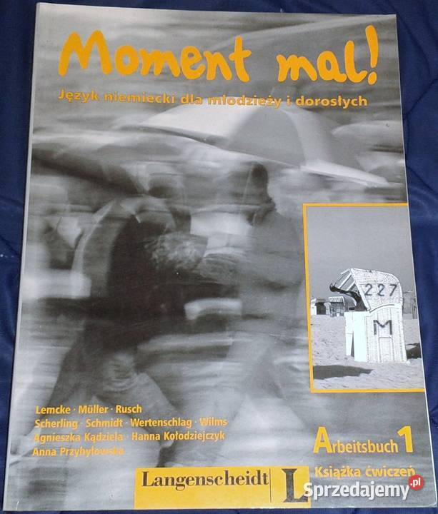 Moment mal Arbeitsbuch 1 Książka ćwiczeń niemiecki Książki do nauki języka obcego Chełm sprzedam