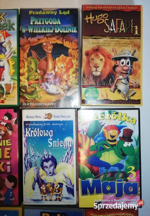 Kasety VHS 12 sztuk Tanio Warszawa