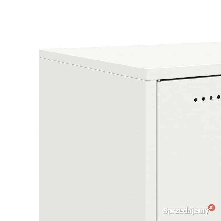 Szafka biała 68x39x72 stal WM846655 Pozostałe Pozostałe