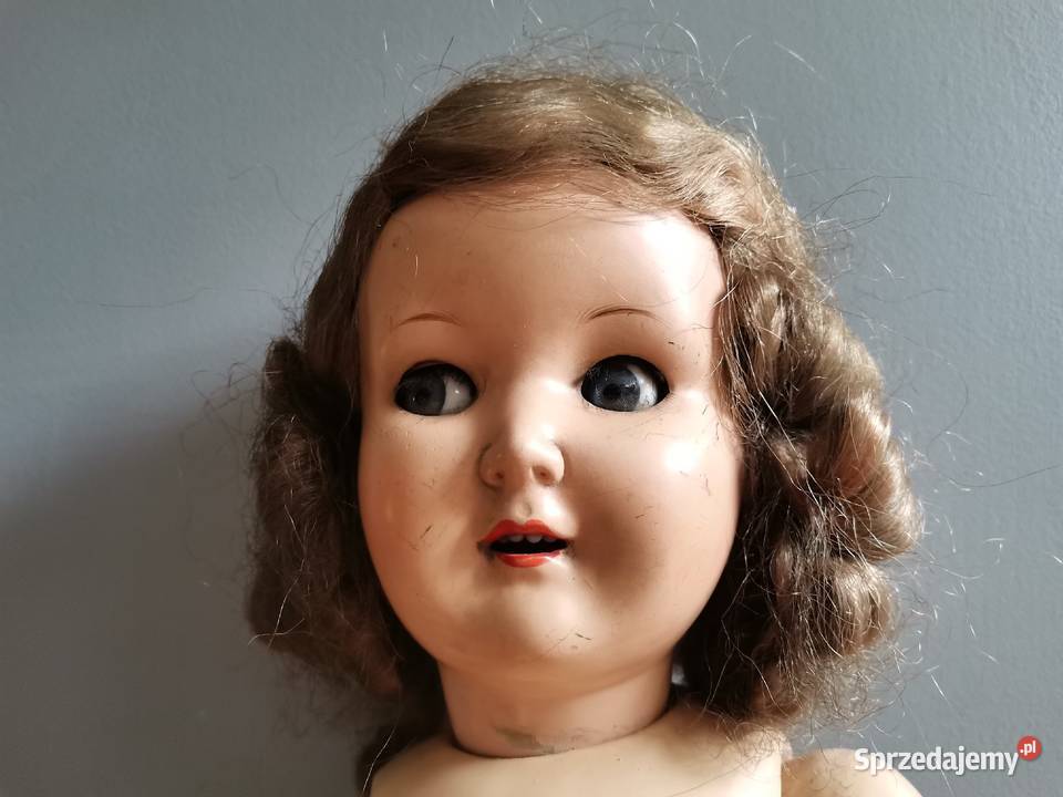 Stara przedwojenna lalka celuoidowa K W Katowice
