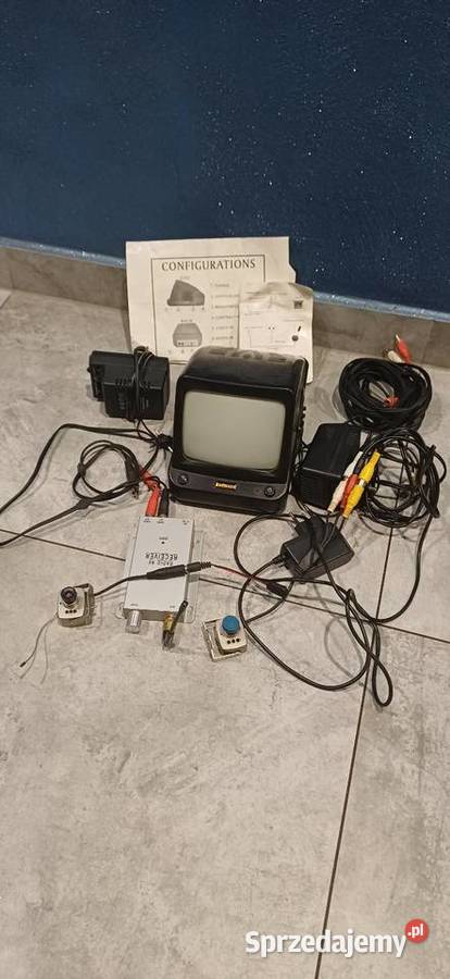 Jedyny taki zestaw szpiegowski Monitor Crt śląskie Zabrze