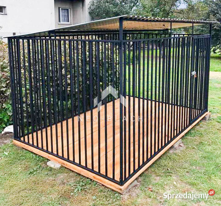 Kojec Psów 3x25m Drewniana podłoga NB180 Nowy Sącz