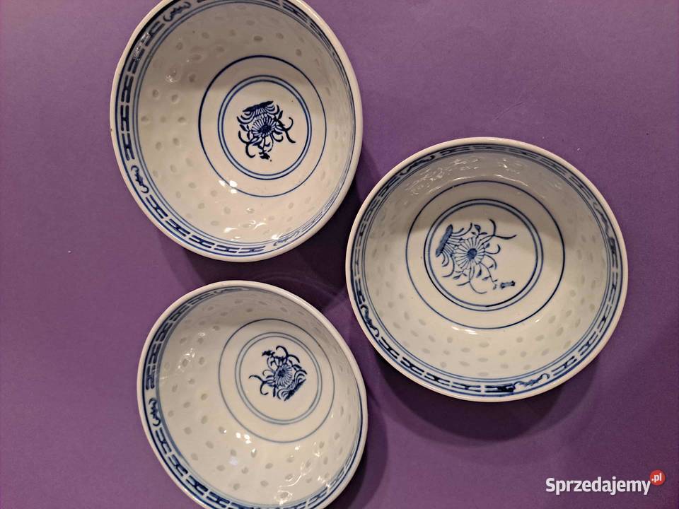 Porcelana chińska MISKI duże 4 Kraków