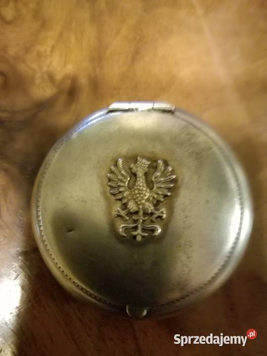 WOJSKOWA TABAKIERA Z ORŁEM II RP Kraków sprzedam