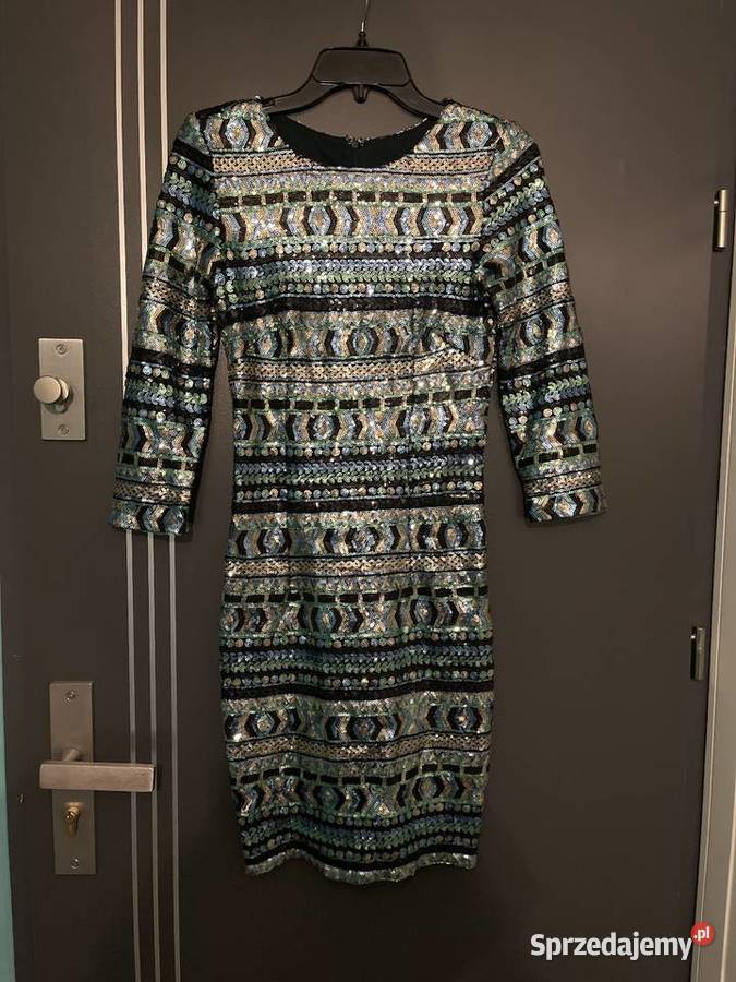 TFNC London sukienka koktajlowa mieniąca się Choszczno