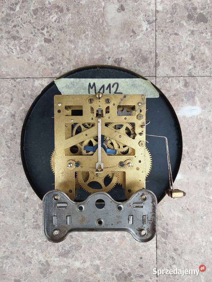 M112 Mechanizm starego zegara ściennego Junghans pomorskie