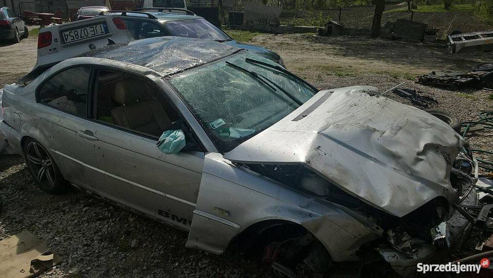 BMW E46 Coupe 25 M54B25TU wypadku sprzedam