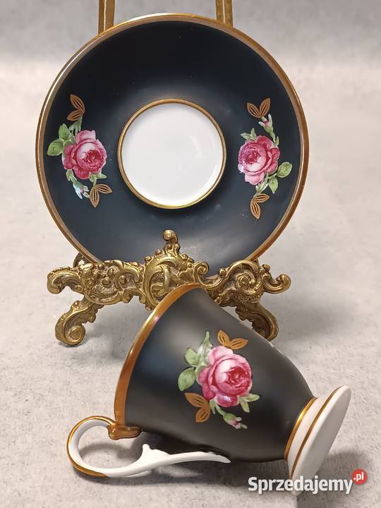 Rudolf Wachter Filiżanka Duet Romantyczny Różany Stargard