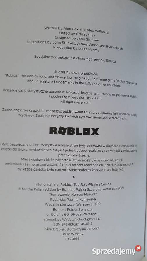 ROBLOX Najlepsze Gry RolePlay Tom 2 Poradniki, albumy i reportaże Puławy