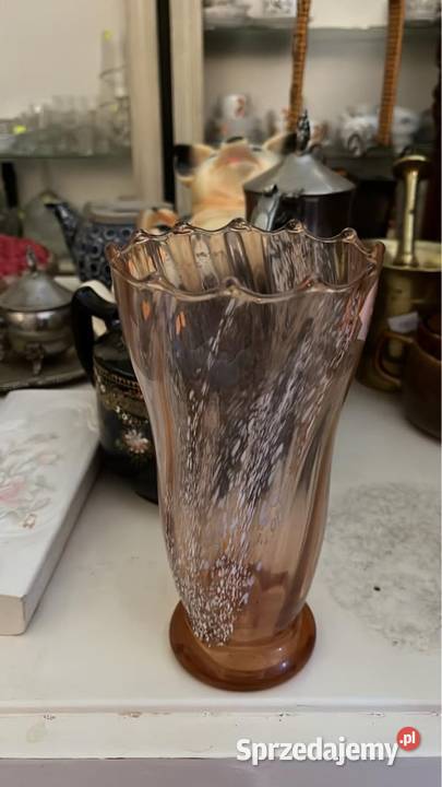 Wazon rozalinowe szkło Gdańsk