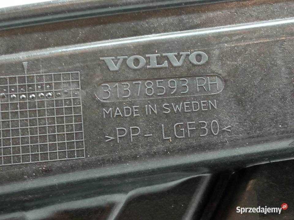 MECHANIZM SZYBY PRAWY PRZÓD 31378593 Volvo S90