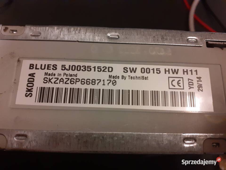Skoda Fabia radio fabryczne Warszawa sprzedam