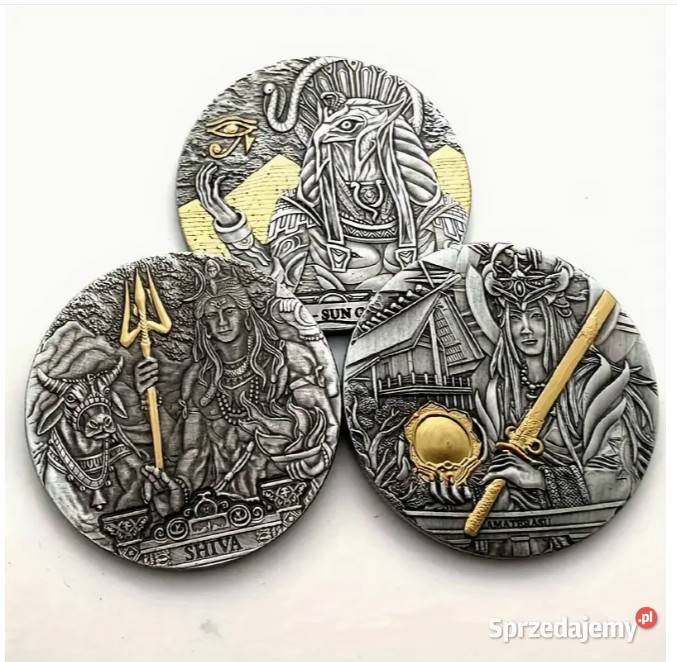 Kolekcjonerski zestaw monet medali z wizerunkami Warszawa sprzedam