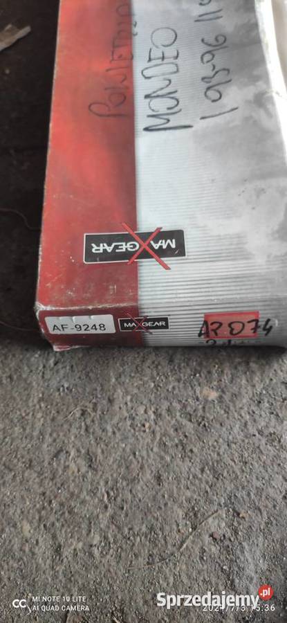 Filtr powietrza FORD MONDEO I sedan GBP 16 i 16V kujawsko-pomorskie Koronowo sprzedam