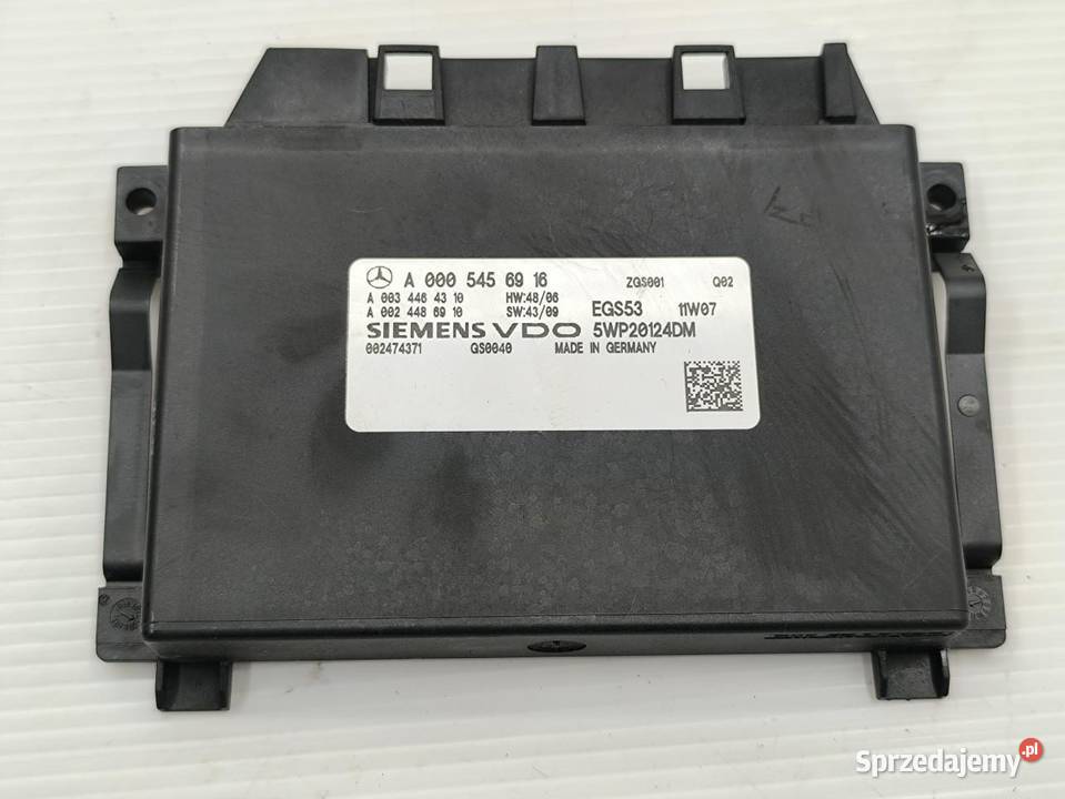 STEROWNIK SKRZYNI BIEGÓW MERCEDES ECLASA W212 wielkopolskie