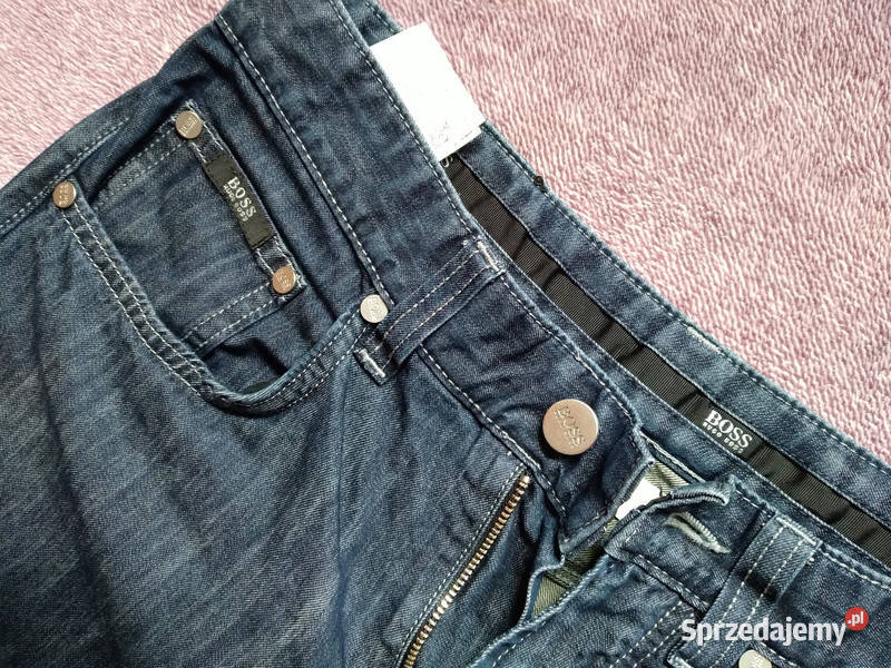 Spodnie męskiebawełna granatowe rozmiar L Hugo Hugo Boss Kielce