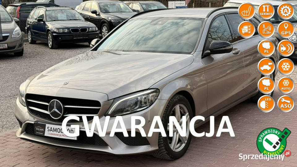 Mercedes C 200 Gwarancja Stan Skóra LED kamera cofania Sade Budy