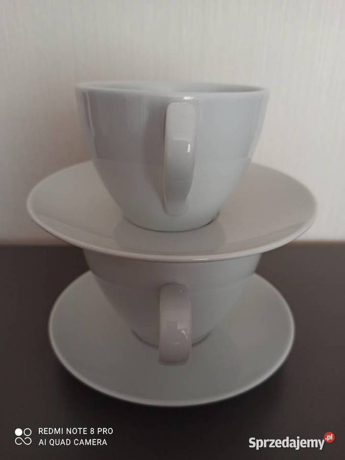 Filiżanki porcelana skaleniowa 2 Warpechy Stare sprzedam