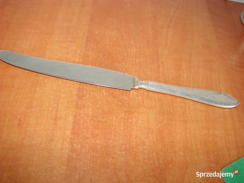 Svenskt Stal stary szwedzki nóż stołowy plater Pruszcz Gdański