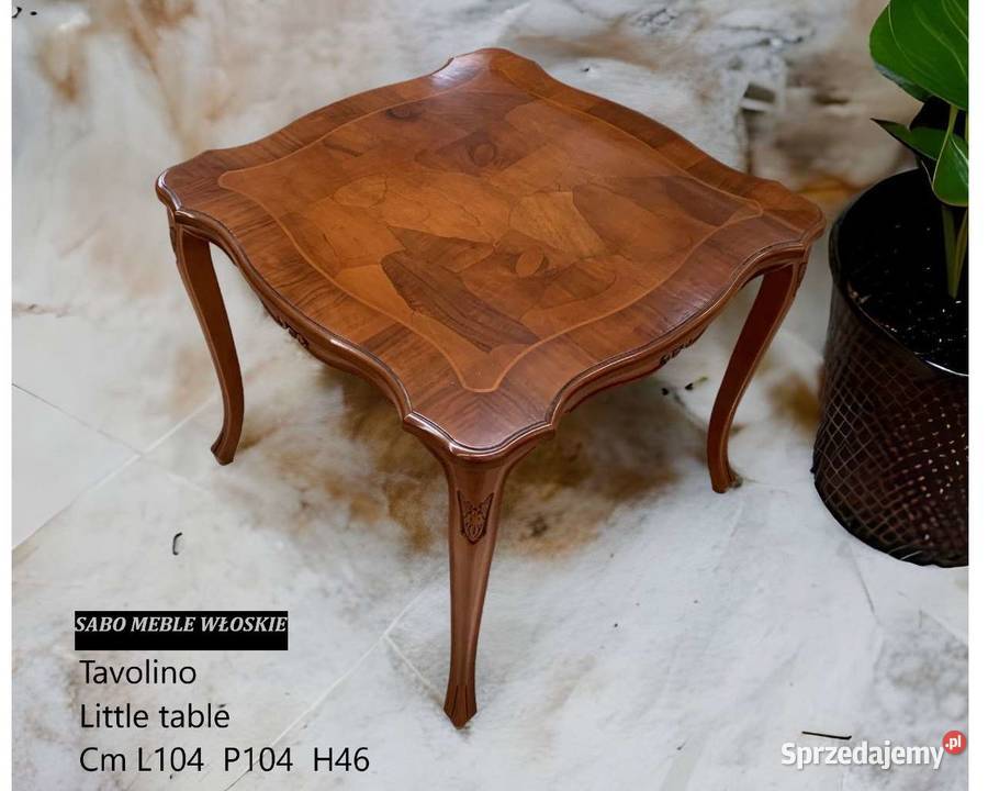 Klasyczny stolik kwadratowy duży Linosa 05BV01 podkarpackie Przemyśl sprzedam