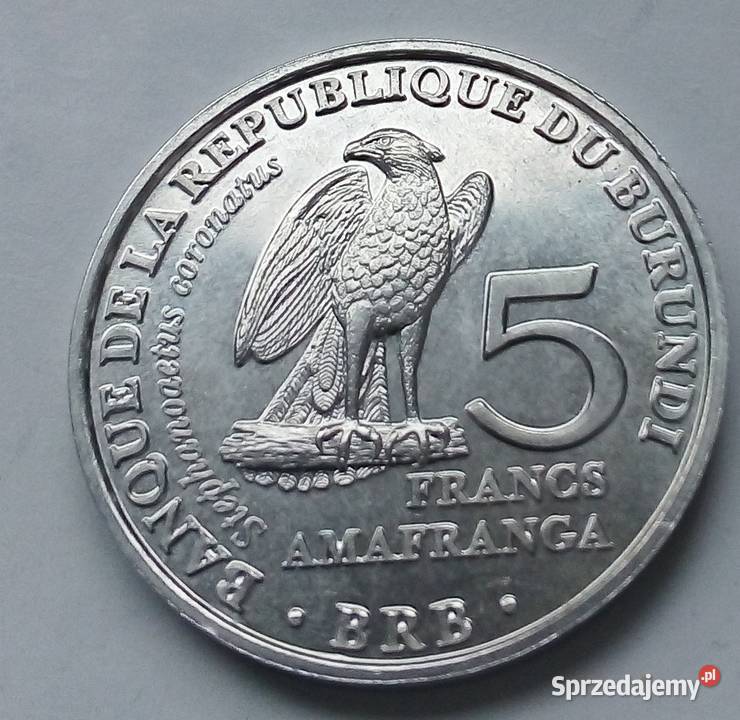 BURUNDI5 FRANCS2014 r Legionowo sprzedam