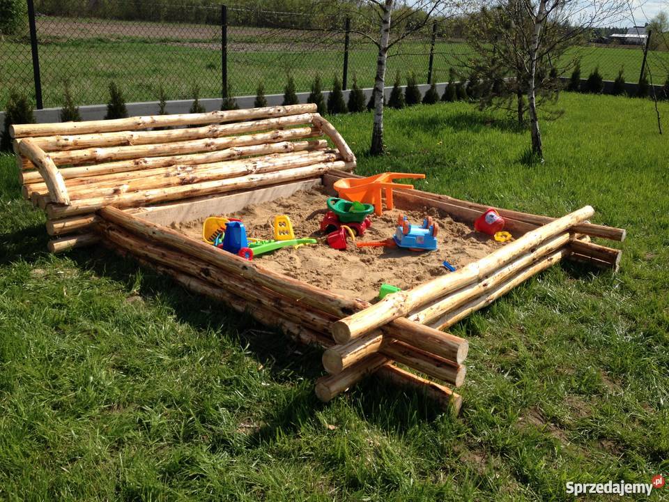 Piaskownicaławka drewno Pogórska Wola sprzedam