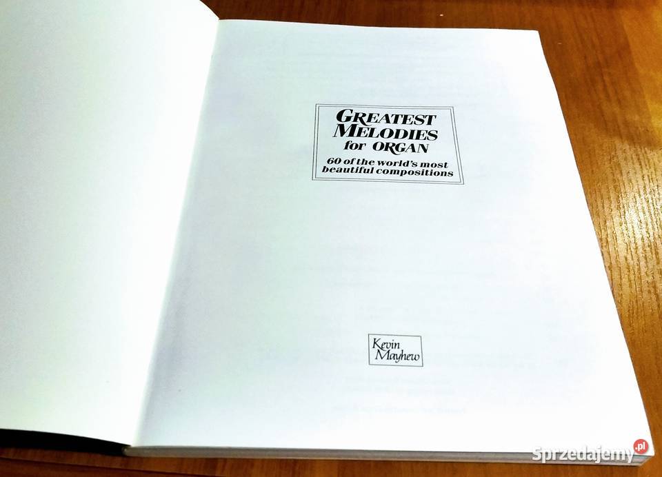 Greatest Melodies for Organ 60 of the Worlds Gdańsk sprzedam