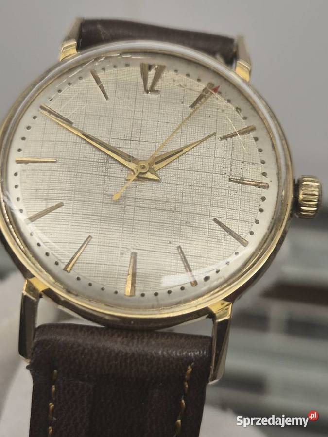 Zegarek vintage JUVENIA Linen Dial Cal 611