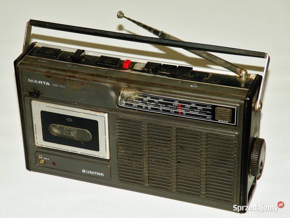 Radiomagnetofon Unitra Eltra Marta RMS405 PRL Bydgoszcz