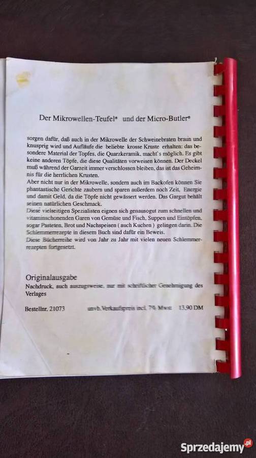 Microwave Teufel Elizabeth SchwarzMoeller Wrocław sprzedam