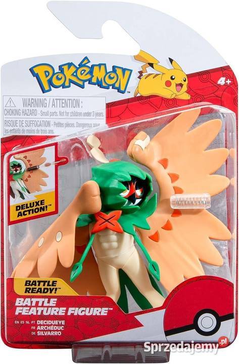 Figurka Pokemon Decidueye Archeduc z Funkcją