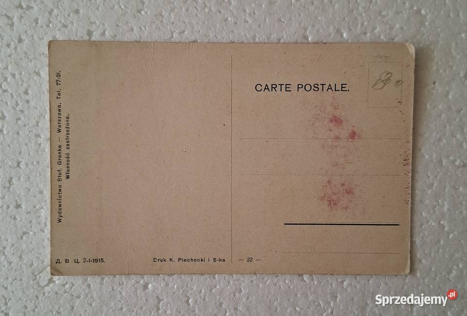 Na zgliszczach w r 1915 wyd Stef Granke Warszawa