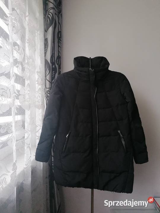 CZARNA KURTKA ZIMOWA PIKOWANA PUCHOWA Moda i Styl Łódź