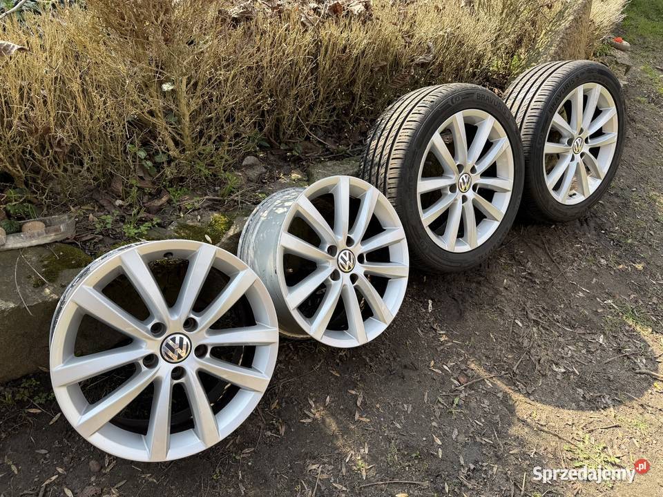 Alufelgi VW 17 5x112 Passat Golf Caddy Tiguan dolnośląskie Góra sprzedam