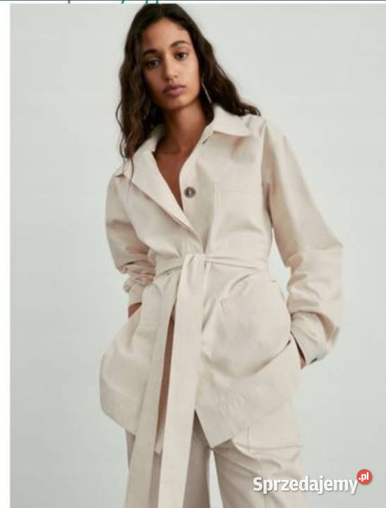 Sportowy Safari garnitur Massimo Dutti SM brązowy/beżowy