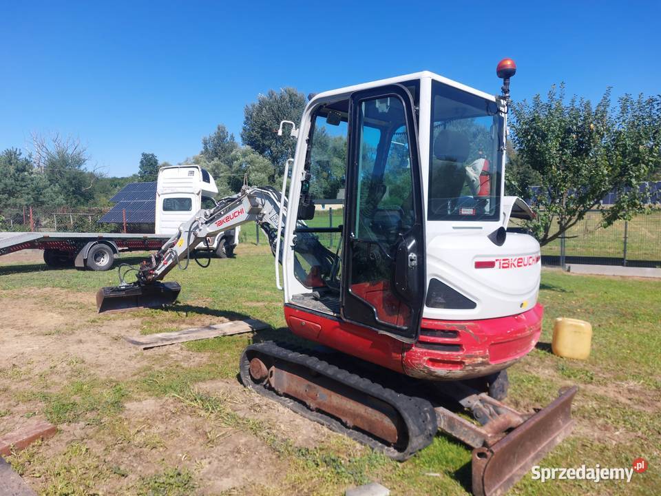 Minikoparka Takeuchi TB230 leasing 28t 2018r Łęki Dolne