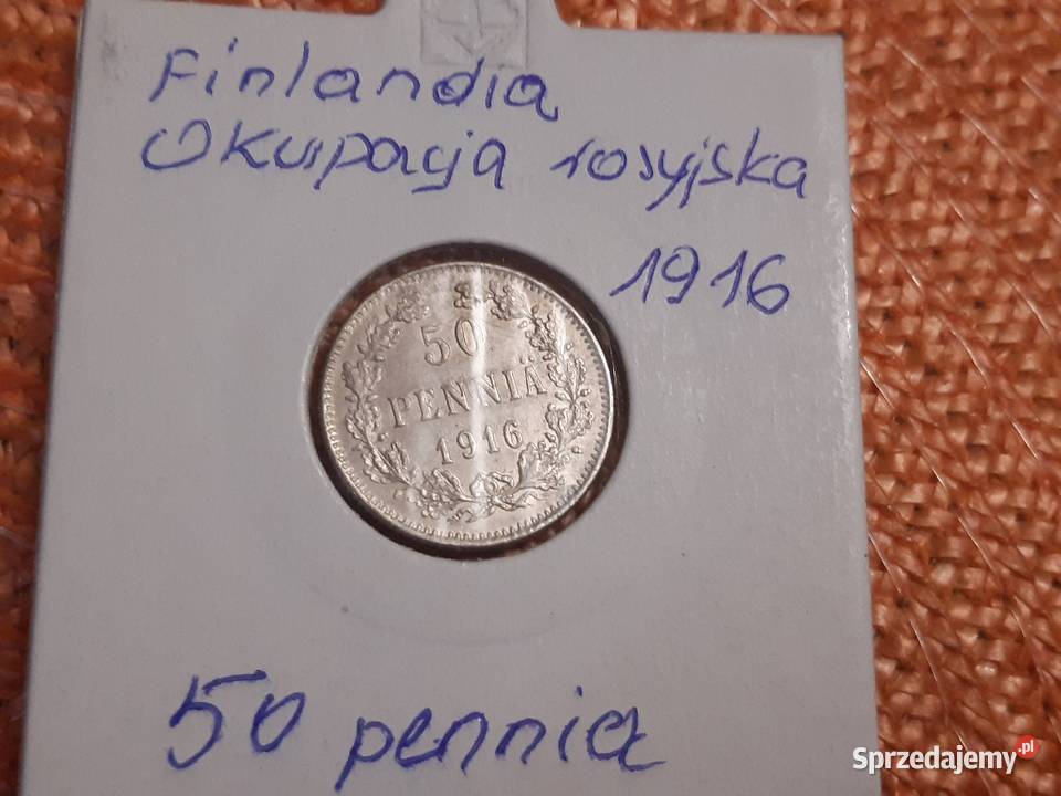 moneta srebrna Finlandii okres okupacji Łomża sprzedam