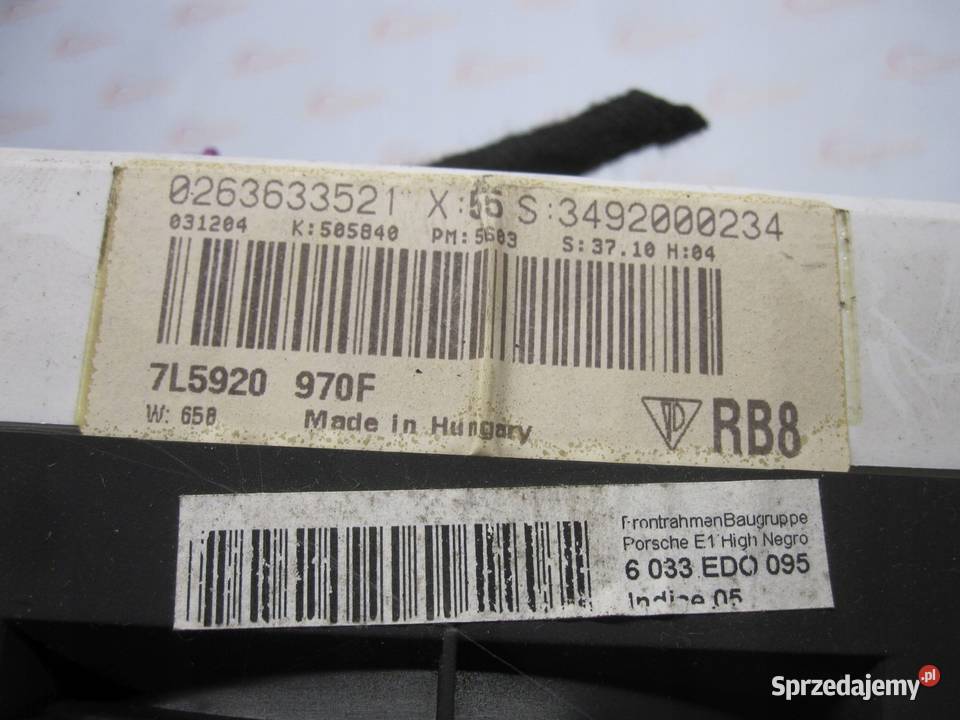 PORSCHE CAYENNE 32 B 05r licznik zegary sprzedam