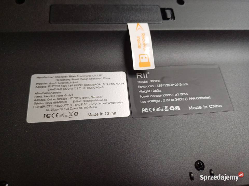 Sprzedam zestaw klawiaturę mysz Warszawa