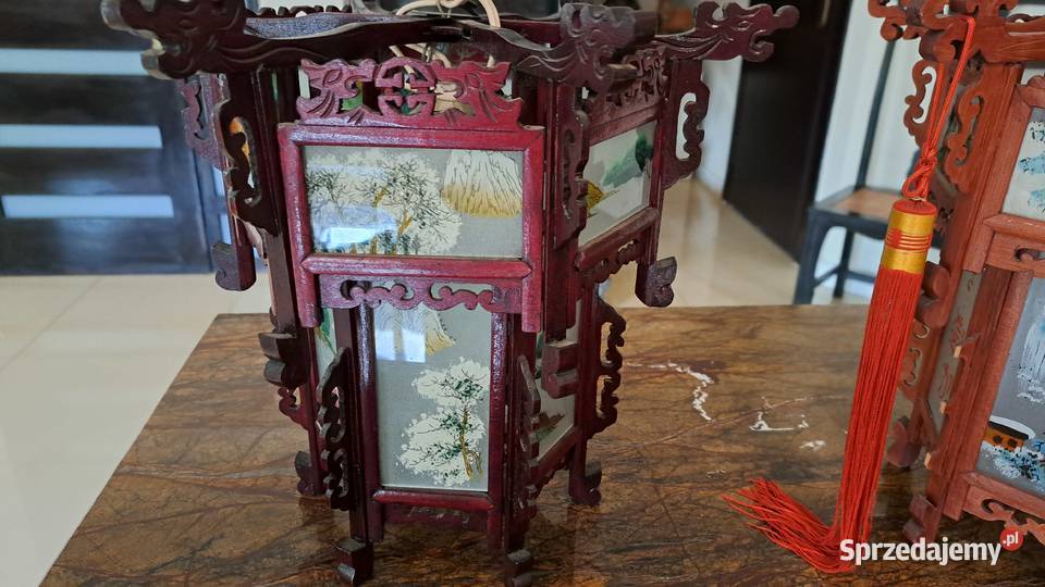 obraz macica perłowa unikat scenka chińska Warszawa